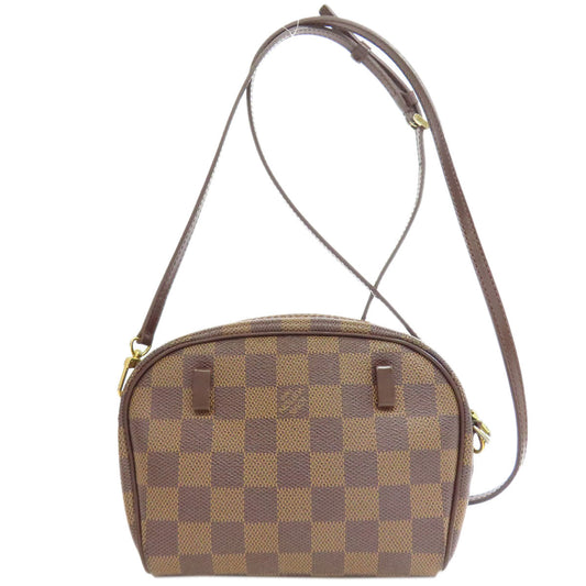 Louis Vuitton Shoulder Bag N51296 Damier Canvas Brown Pochette Ipanema Pm