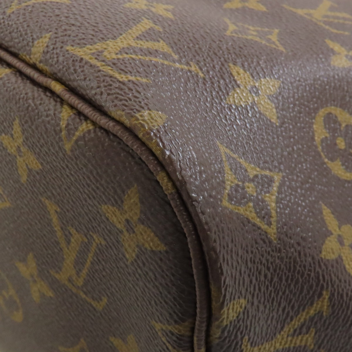 Louis Vuitton Tote Bag M41178 Monogram Canvas Brown Neverfull Mm