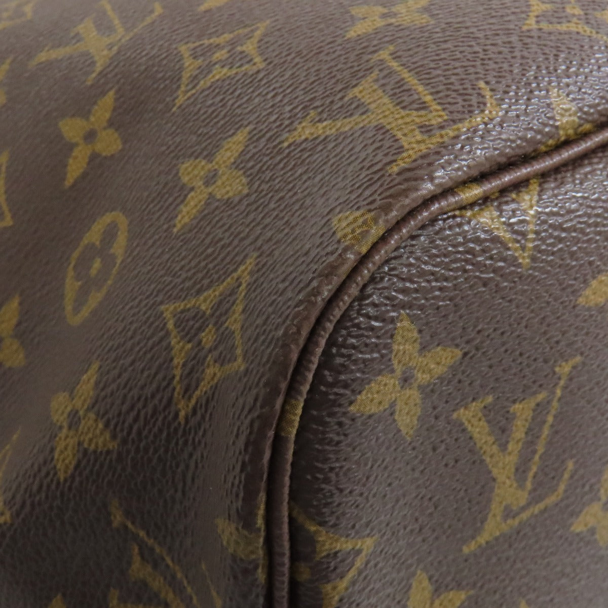 Louis Vuitton Tote Bag M41178 Monogram Canvas Brown Neverfull Mm