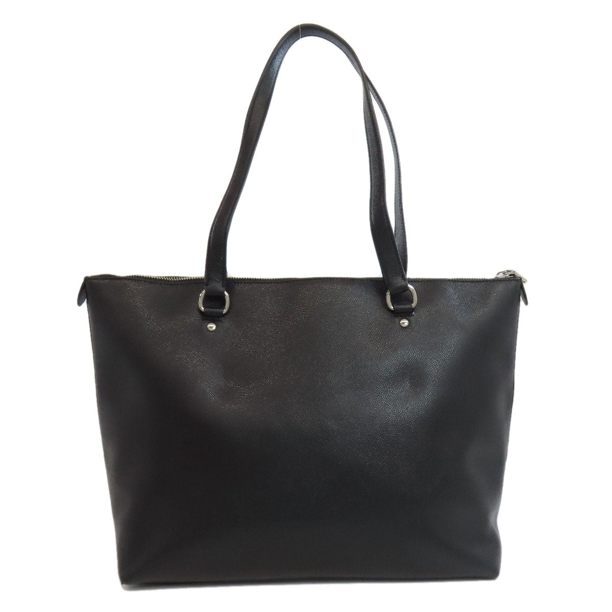 Coach Tote Bag F79608 Leather Black Gallery Tote