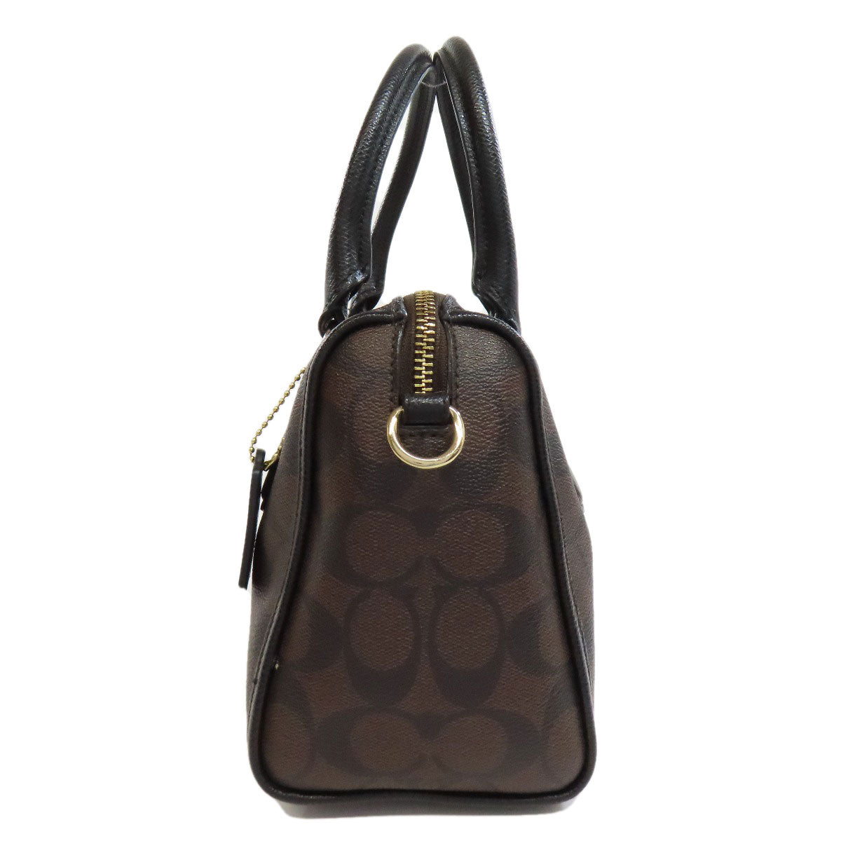 Coach Handbag F34084 Pvc Brown Signature 2 Way