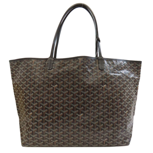 Goyard Tote Bag Coated Canvas Black Saint Louis Gm