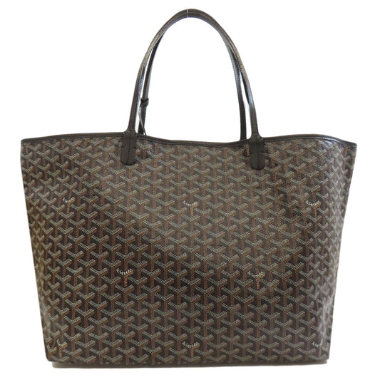 Goyard Tote Bag Coated Canvas Black Saint Louis Gm