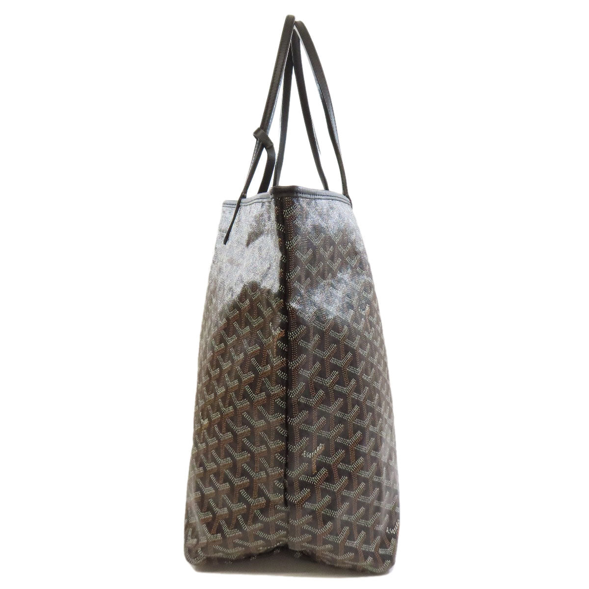 Goyard Tote Bag Coated Canvas Black Saint Louis Gm