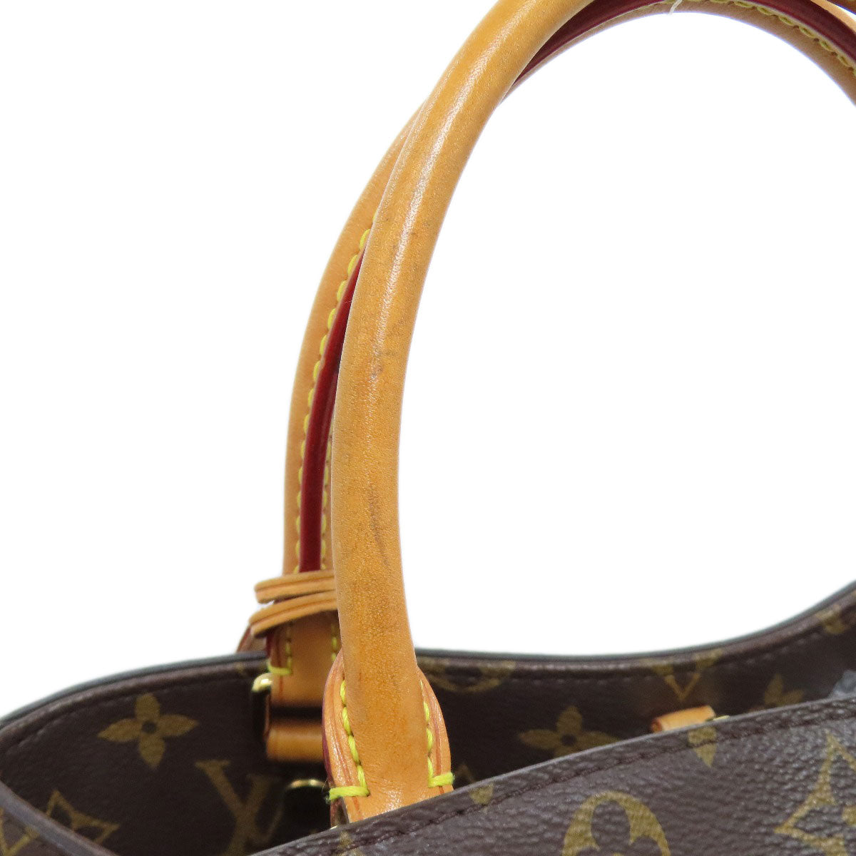 Louis Vuitton Tote Bag M41056 Monogram Canvas Brown Montaigne Mm