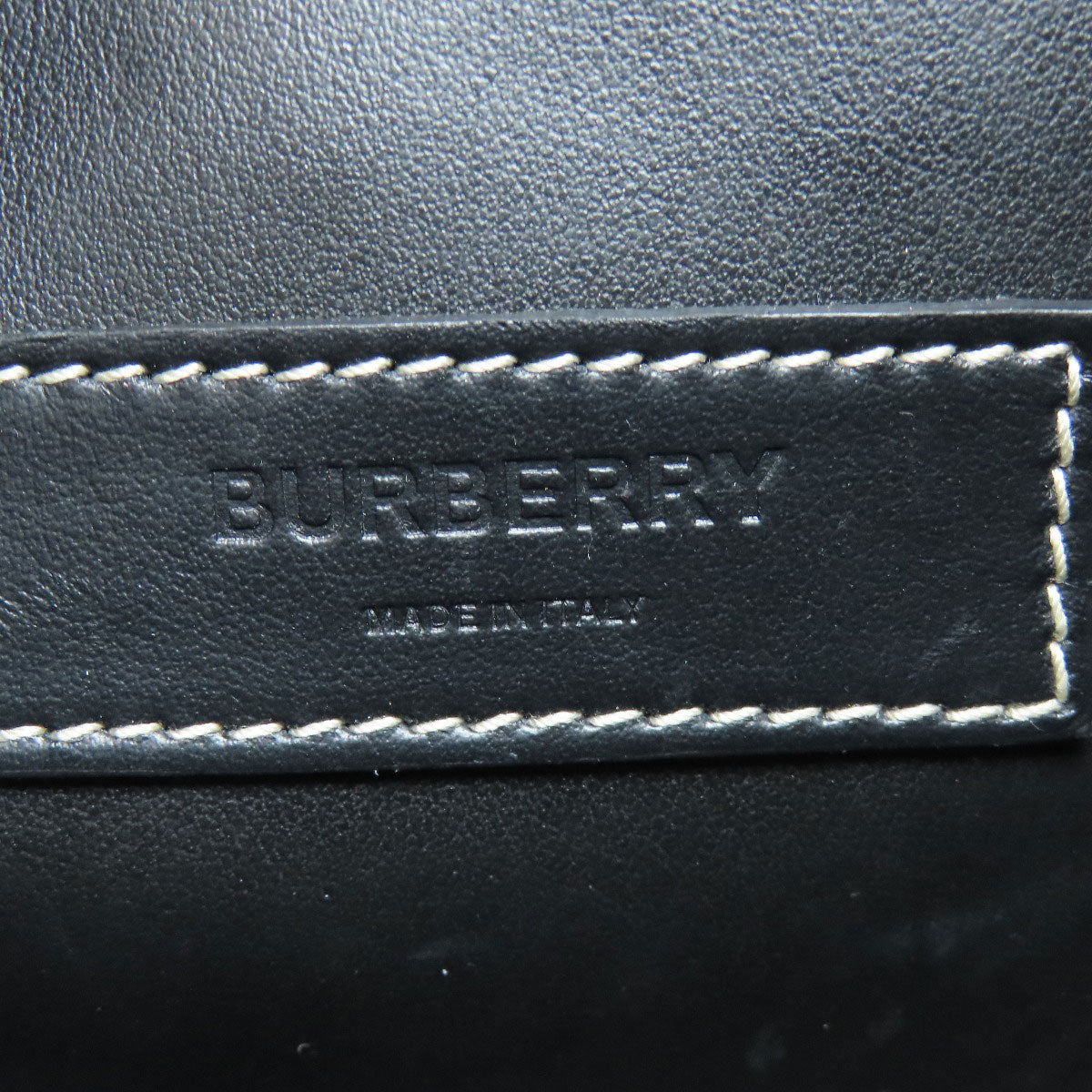 Burberry Shoulder Bag Canvas Gray Logo