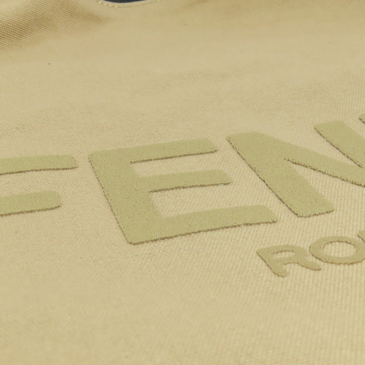 Fendi Backpack Canvas Beige Logo