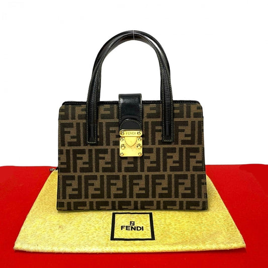 Fendi Handbag Leather Black