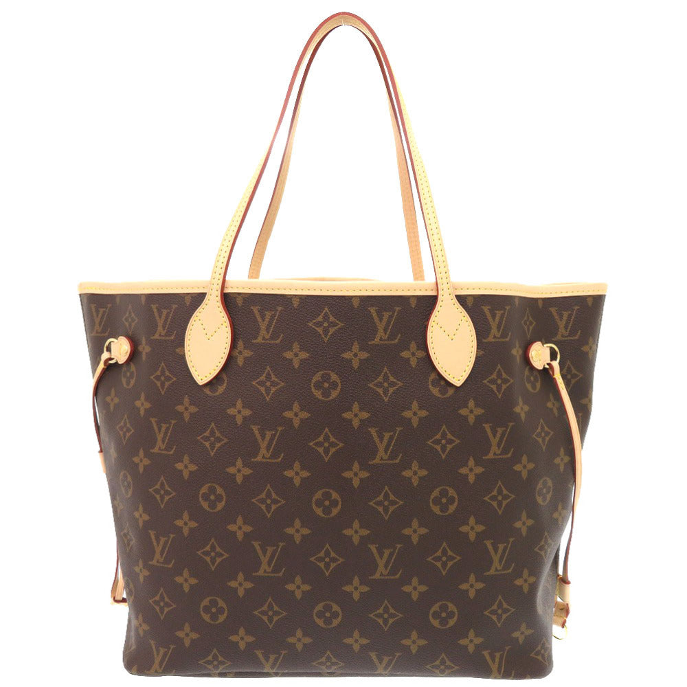 Louis Vuitton Tote Bag M40995 Monogram Canvas Brown Monogram New Neverfull Mm Women Used Authentic