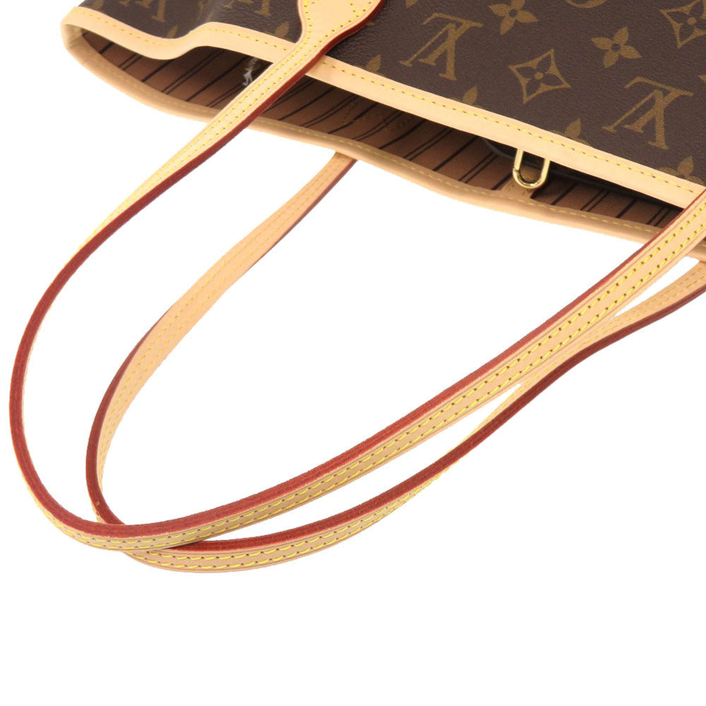 Louis Vuitton Tote Bag M40995 Monogram Canvas Brown Monogram New Neverfull Mm Women Used Authentic