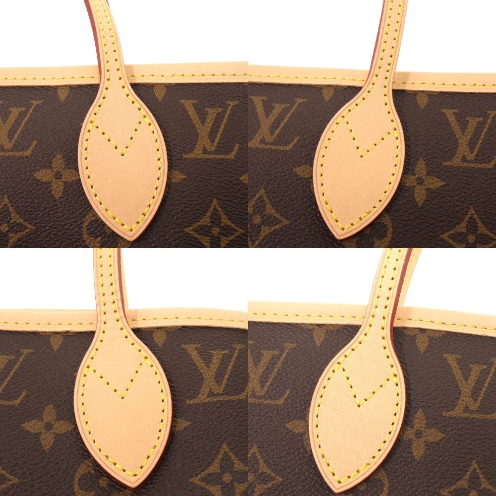 Louis Vuitton Tote Bag M40995 Monogram Canvas Brown Monogram New Neverfull Mm Women Used Authentic