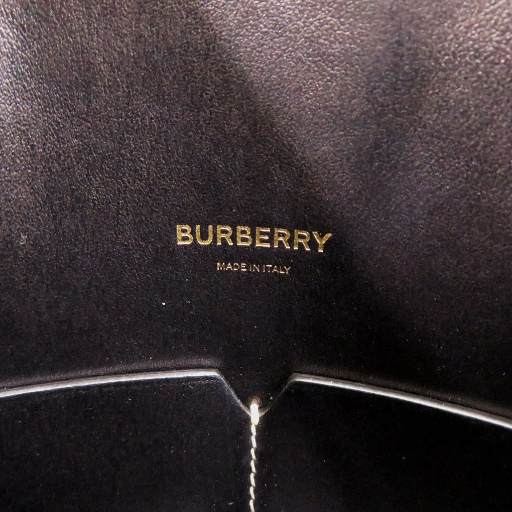 Burberry Tote Bag Pvc, Leather Brown Women Used Authentic