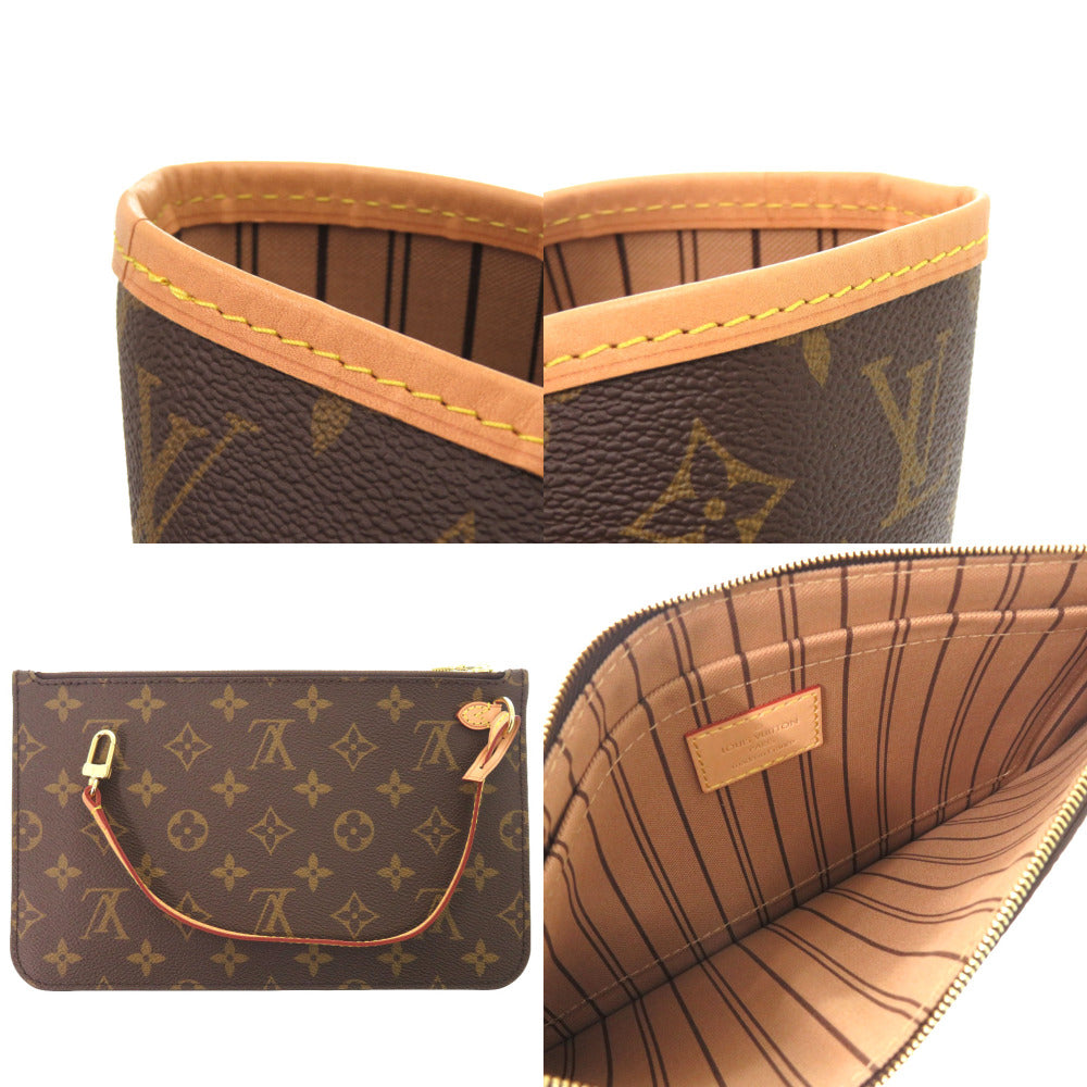 Louis Vuitton Tote Bag M40995 Monogram Canvas Brown Monogram New Neverfull Mm Women Used Authentic