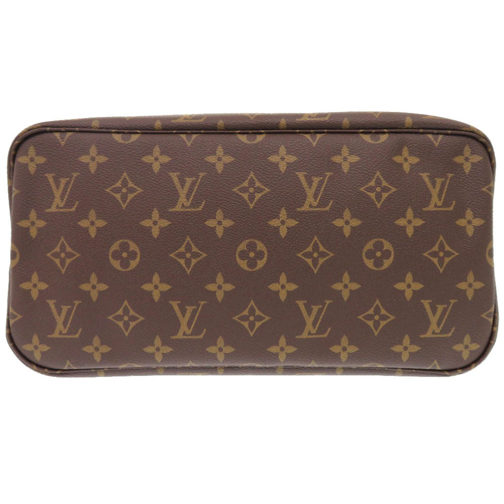 Louis Vuitton Tote Bag M40995 Monogram Canvas Brown Monogram New Neverfull Mm Women Used Authentic