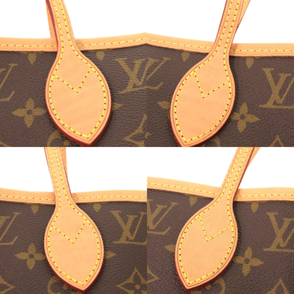 Louis Vuitton Tote Bag M40995 Monogram Canvas Brown Monogram New Neverfull Mm Women Used Authentic