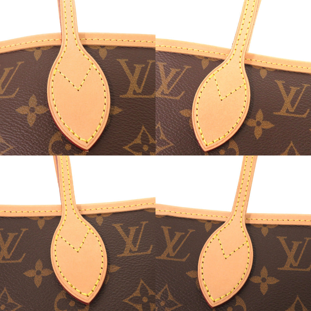 Louis Vuitton Tote Bag M41177 Monogram Canvas Brown Monogram New Neverfull Mm Women Used Authentic