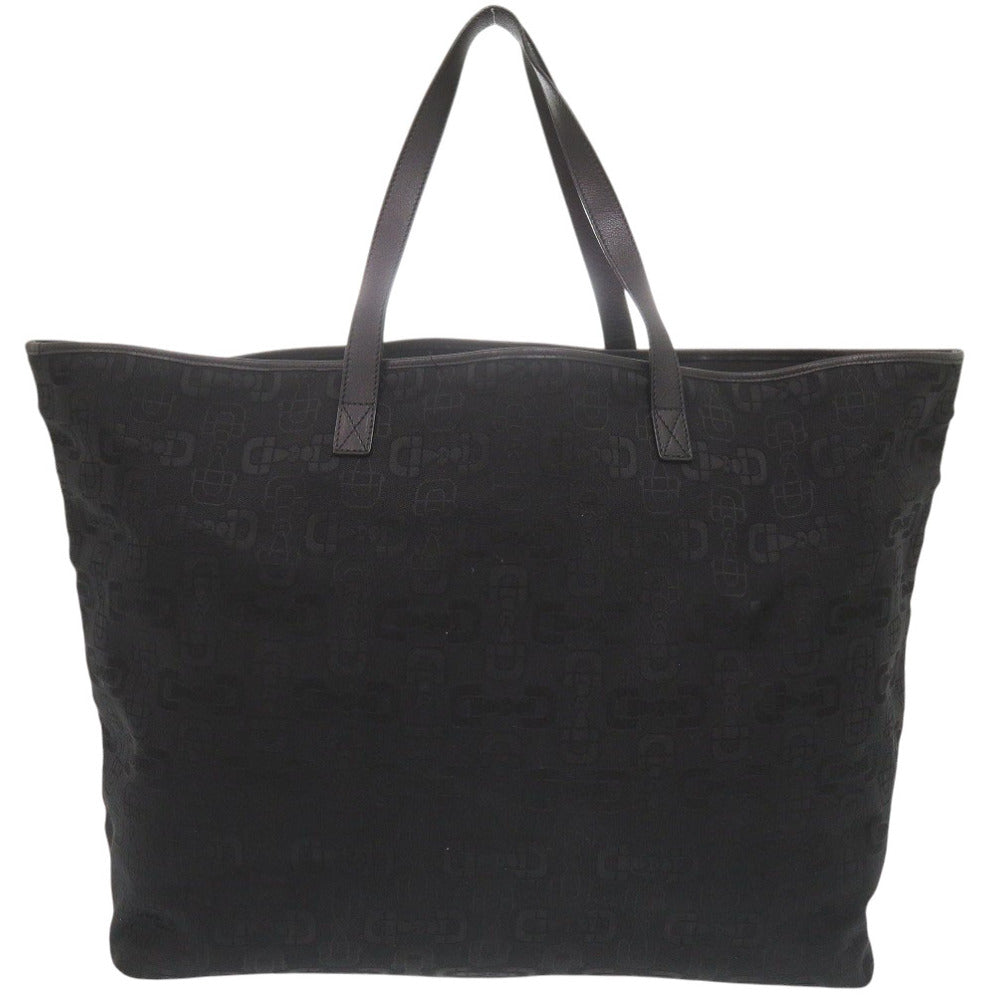 Gucci Tote Bag 238695 Canvas, Leather Black