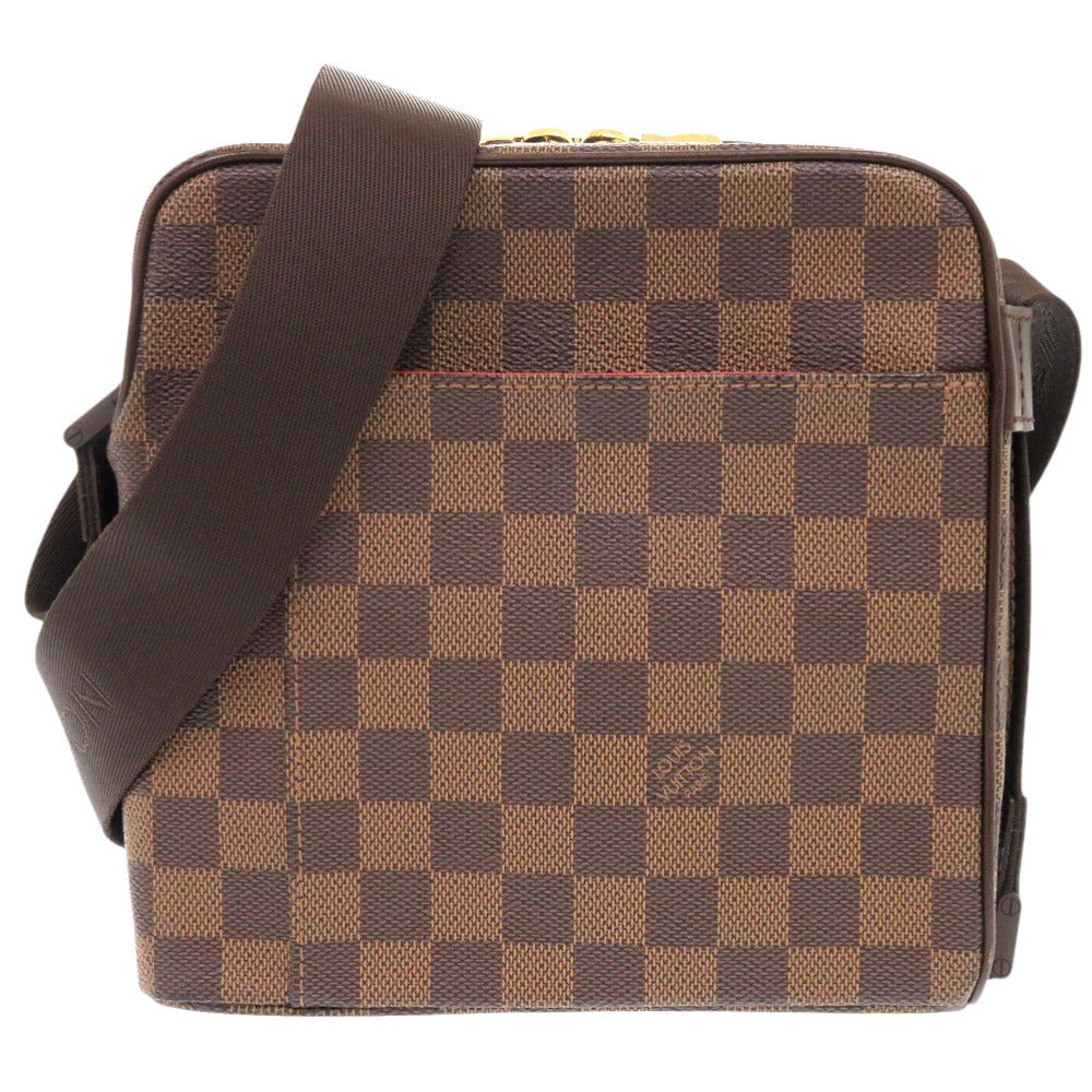 Louis Vuitton Shoulder Bag N41442 Damier Canvas Brown Damier Olaf Pm Unisex(unisex) Used Authentic