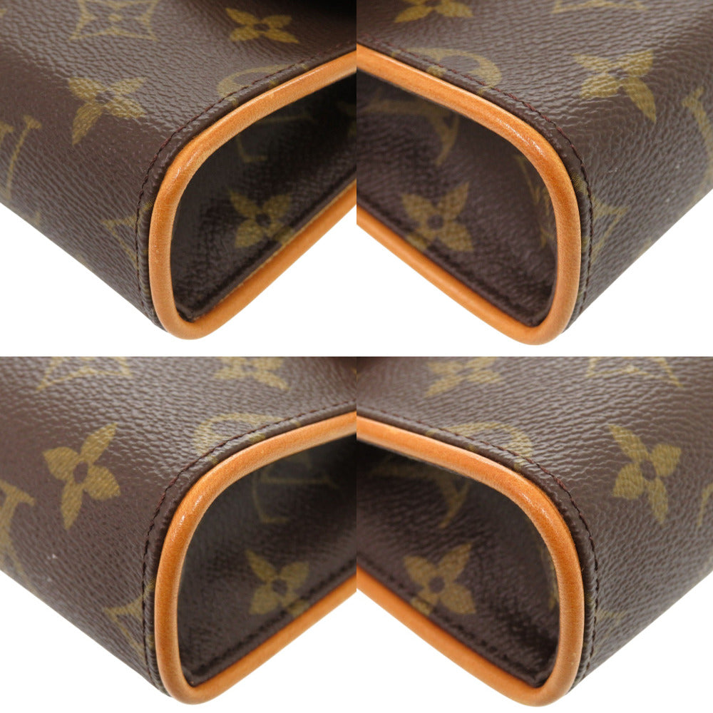 Louis Vuitton Waist Bag M51855 Monogram Canvas Brown Monogram Pochette Florentine