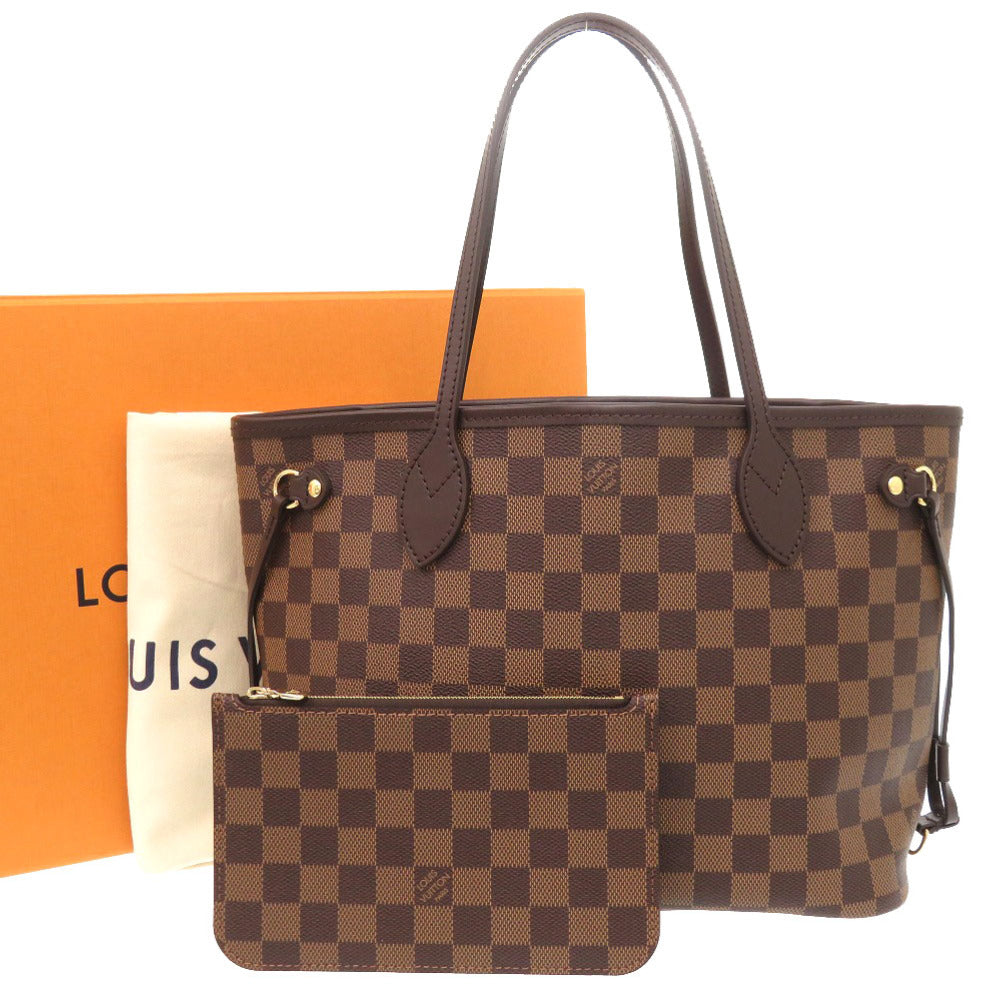 Louis Vuitton Tote Bag N40600 Damier Canvas Brown Damier New Neverfull Pm