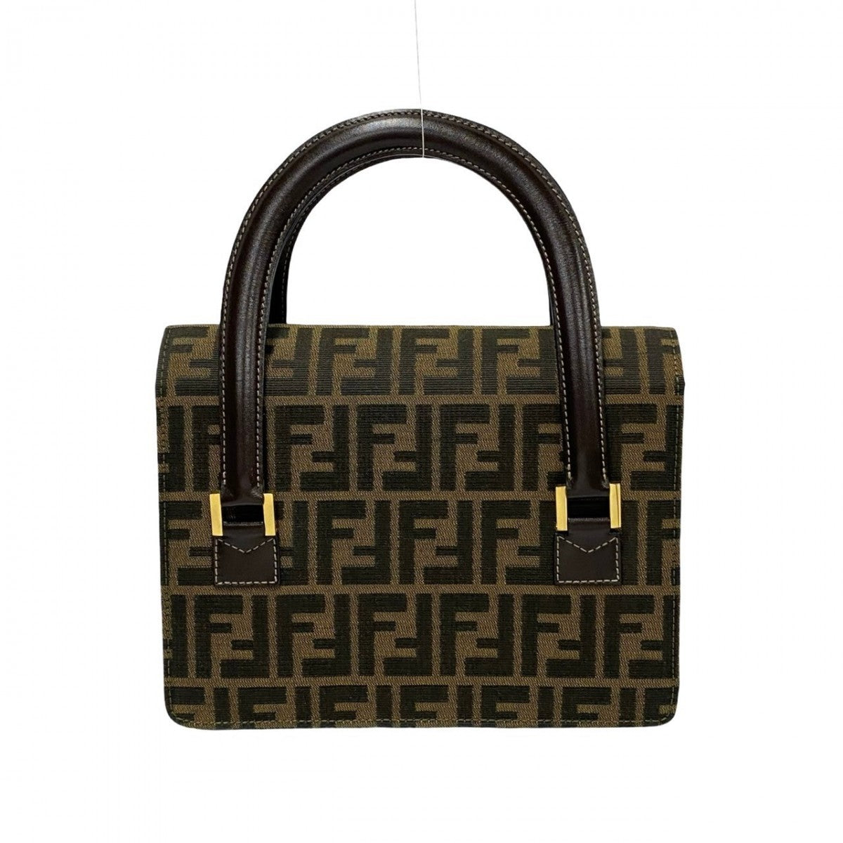 Fendi Handbag Canvas Brown