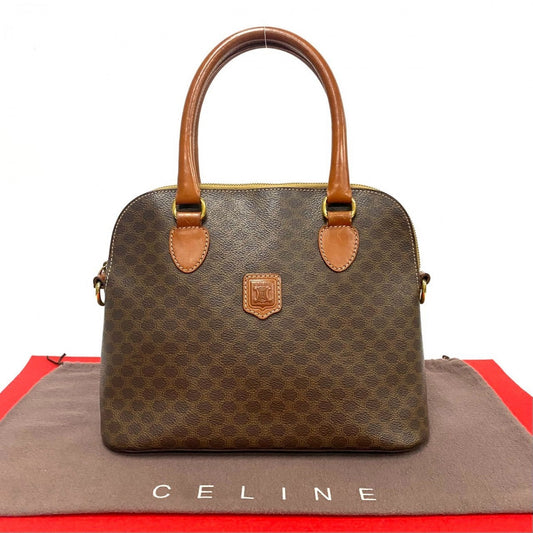 Celine Handbag Leather Brown