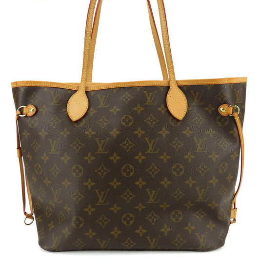 Louis Vuitton Tote Bag M40156 Monogram Brown Neverfull Mm Monogram Women Used Authentic