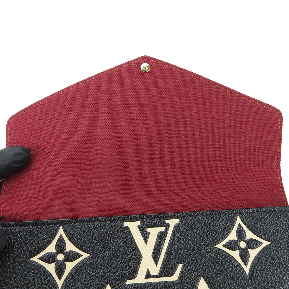 Louis Vuitton Shoulder Bag M82479 Monogram Ann Platt Black Pochette Felice Women Used Authentic