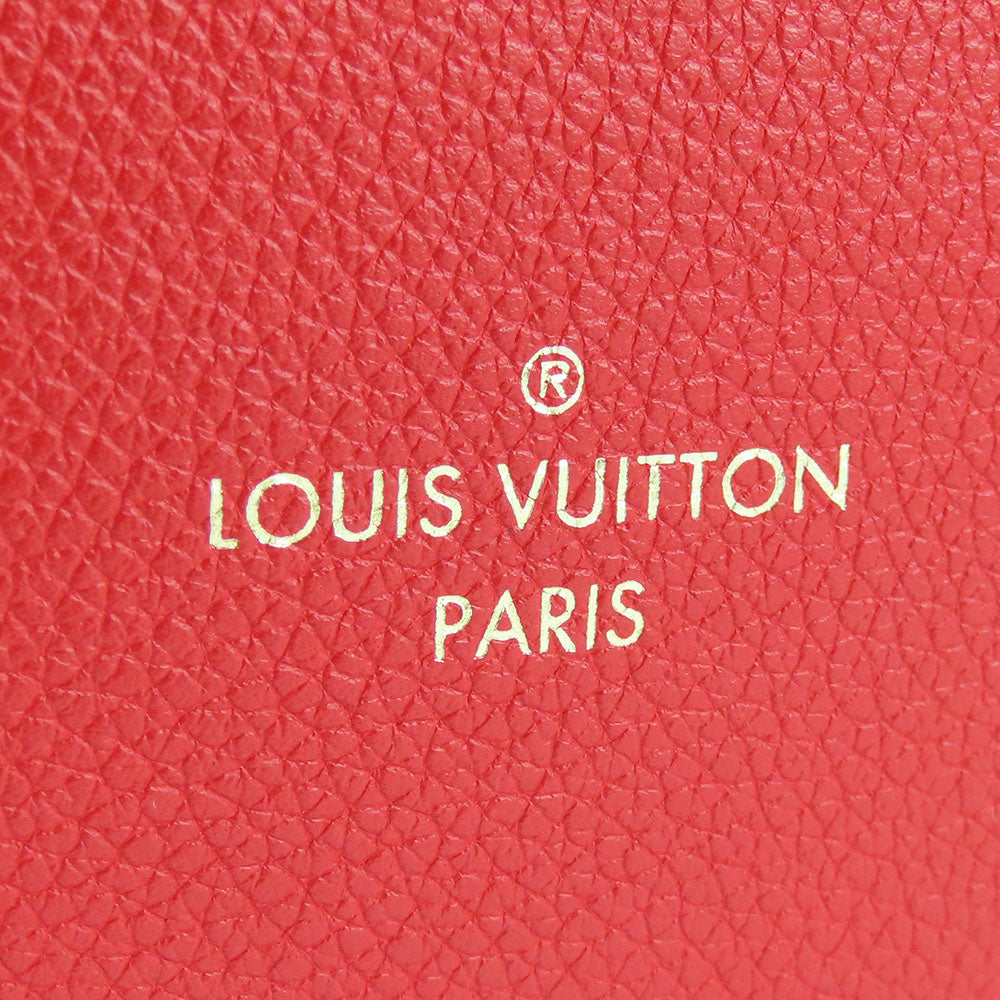 Louis Vuitton Tote Bag M40459 Monogram, Leather Red Kimono Mm Women Used Authentic