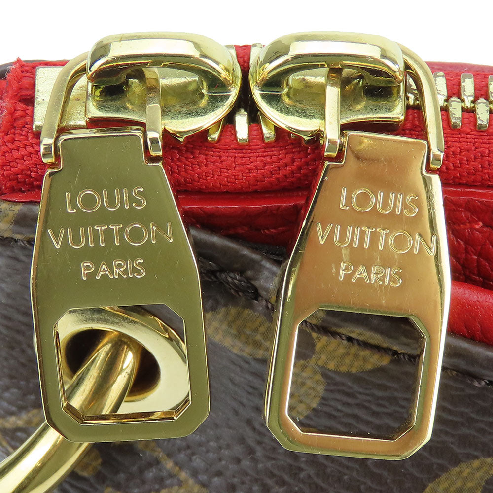 Louis Vuitton Handbag M41241 Monogram, Leather Red Palas Bb Women Used Authentic