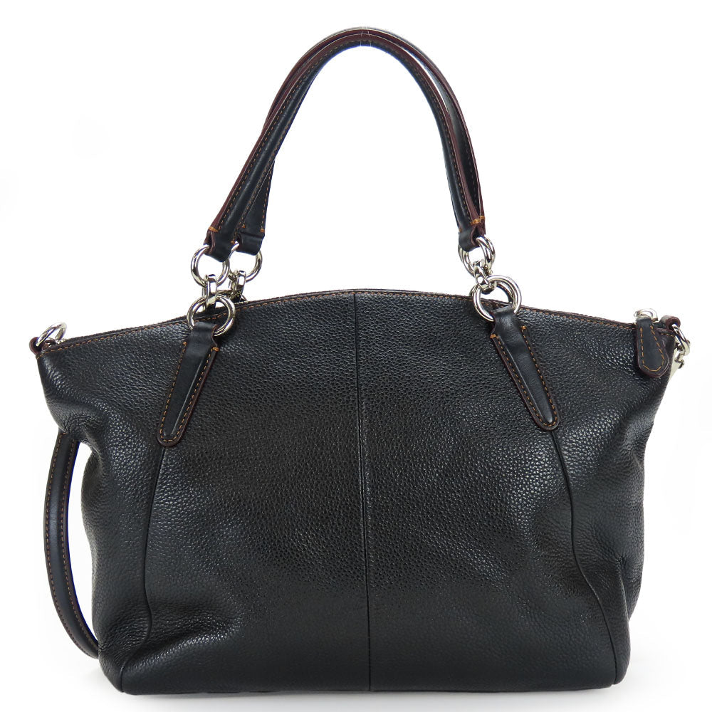 Coach Handbag F59354 Leather Black