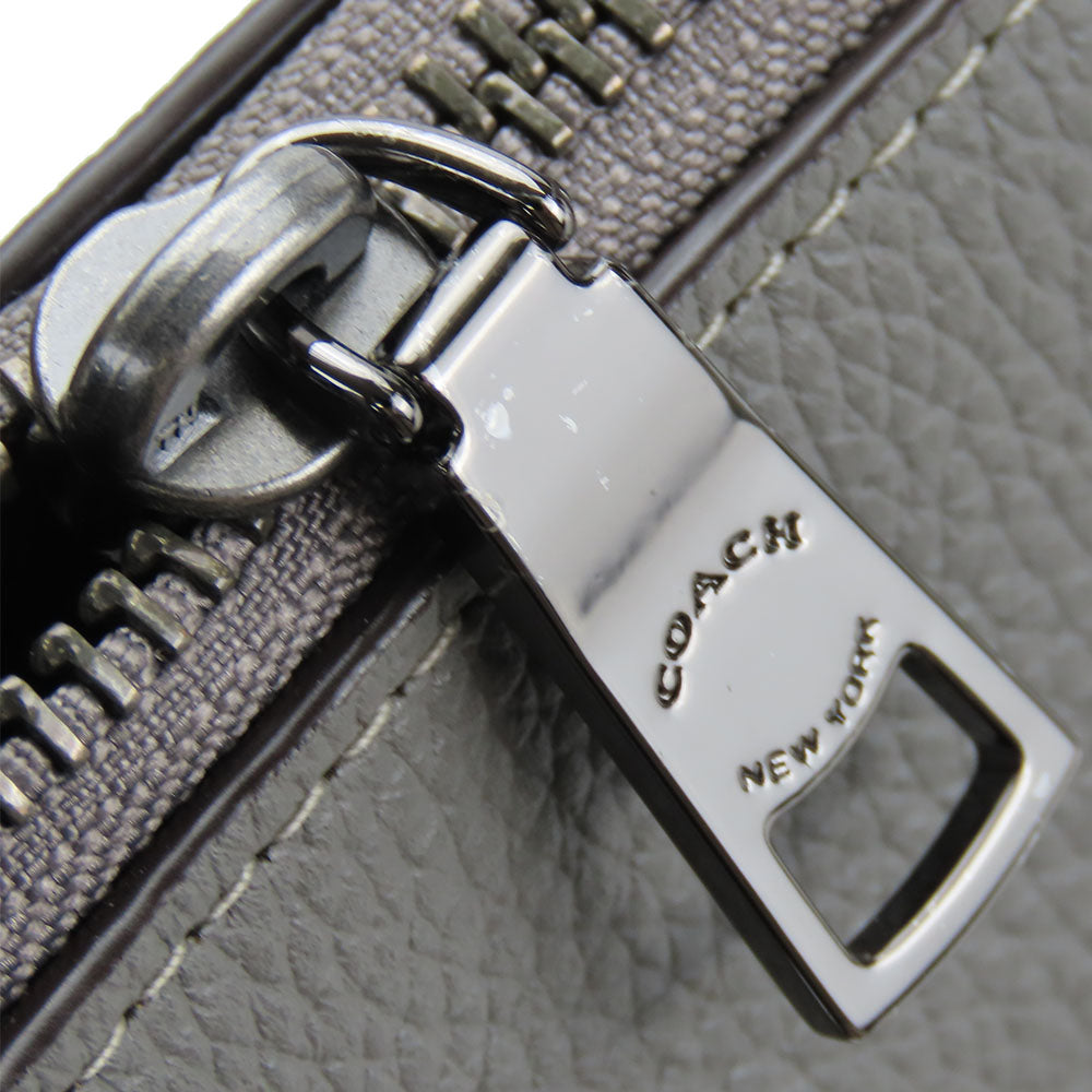 Coach Shoulder Bag 21378 Leather Gray