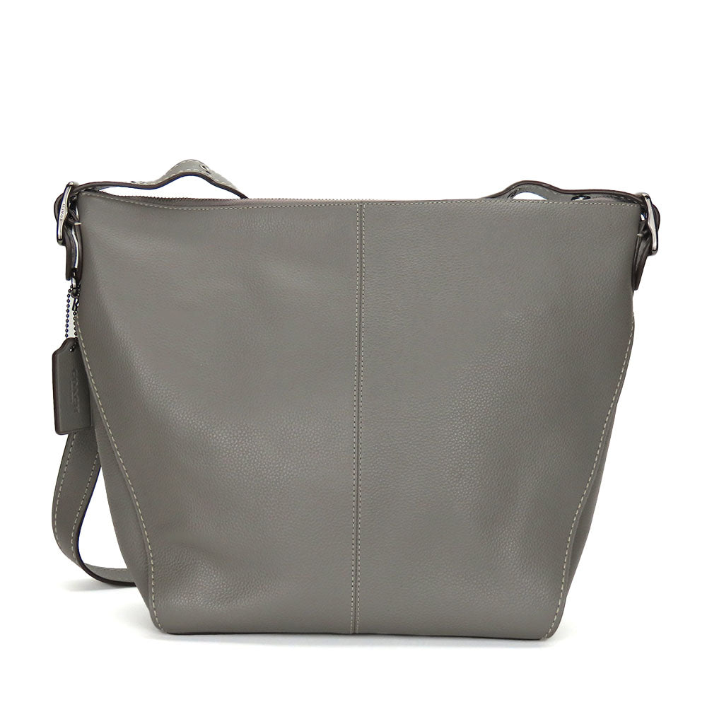 Coach Shoulder Bag 21378 Leather Gray