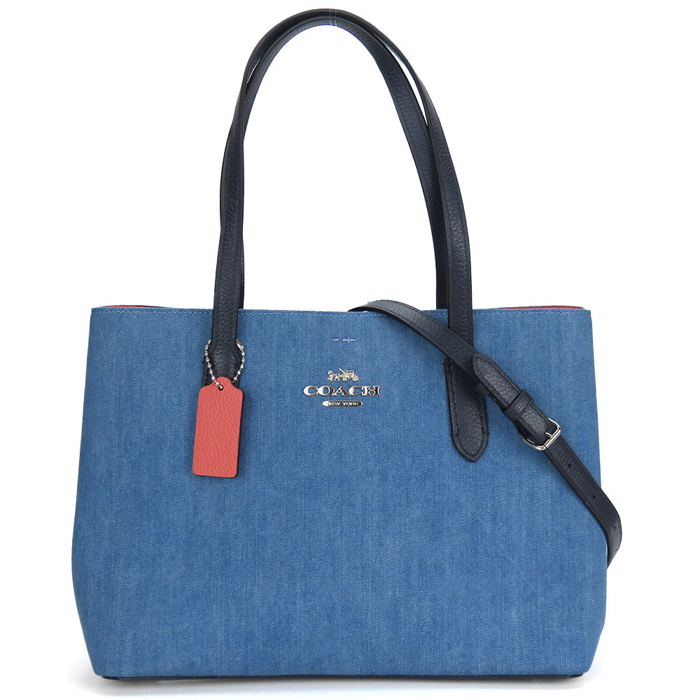 Coach Tote Bag 91140 Denim Blue