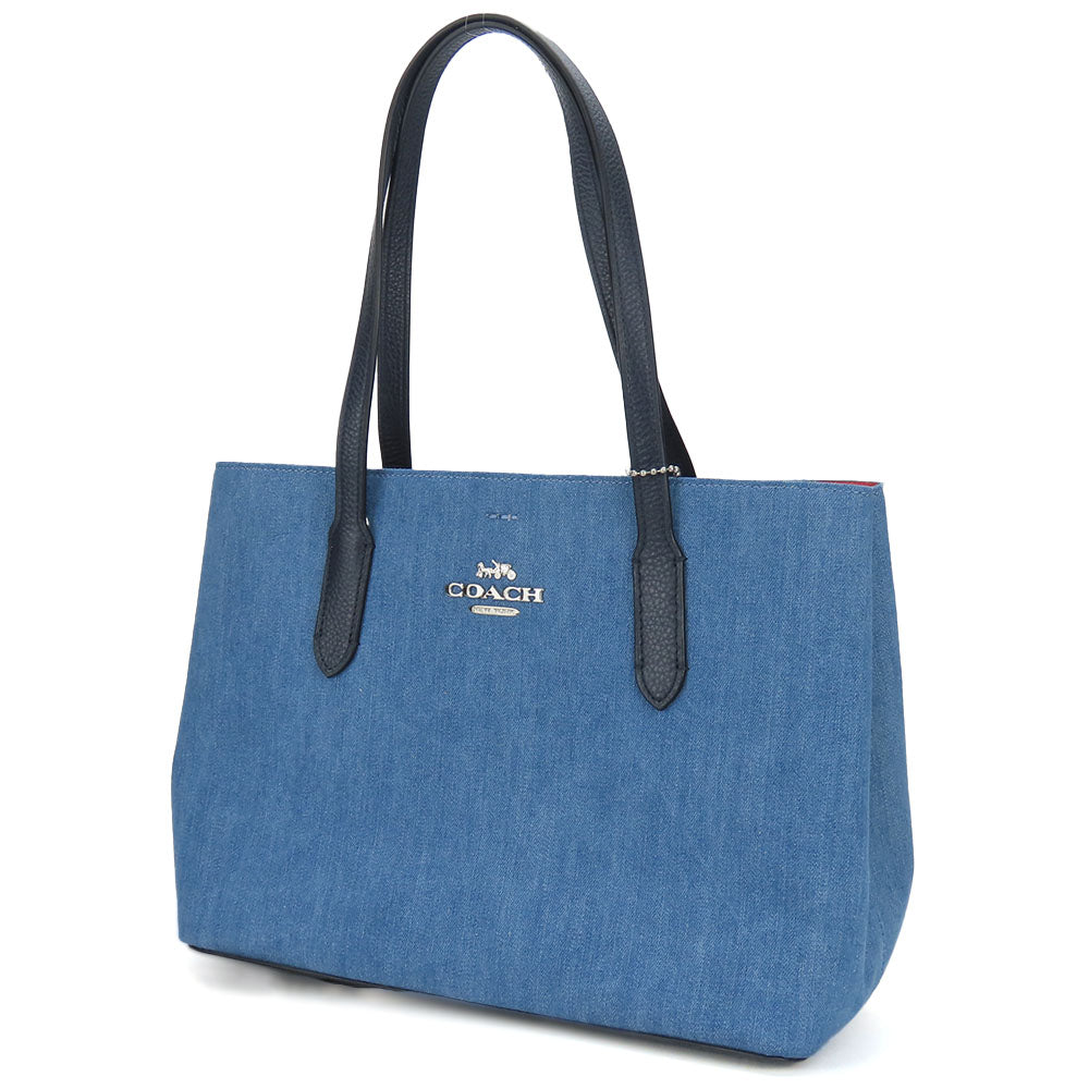 Coach Tote Bag 91140 Denim Blue