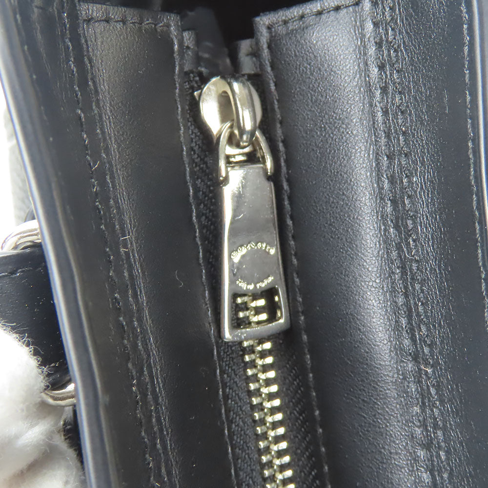 Coach Handbag 37444 Leather Black Swagger 21