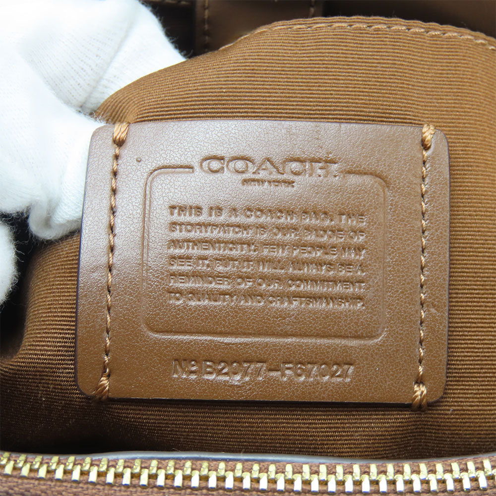 Coach Handbag F67027 Pvc Brown