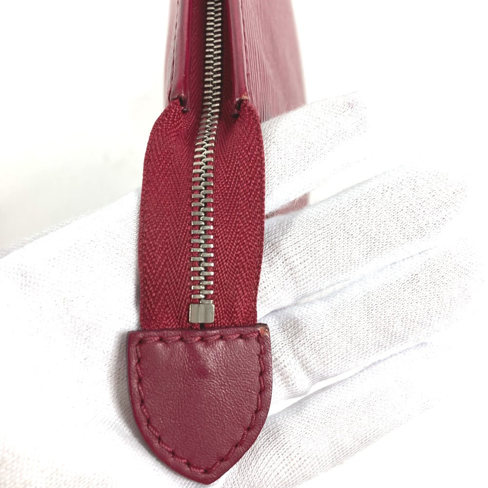 Louis Vuitton Clutch Bag M41085 Epi Leather Red Epi Posh Toilette 26 Women Used Authentic