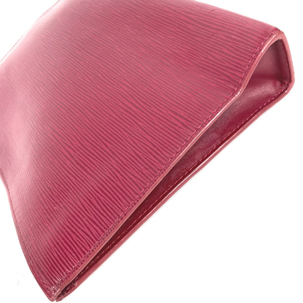 Louis Vuitton Clutch Bag M41085 Epi Leather Red Epi Posh Toilette 26 Women Used Authentic