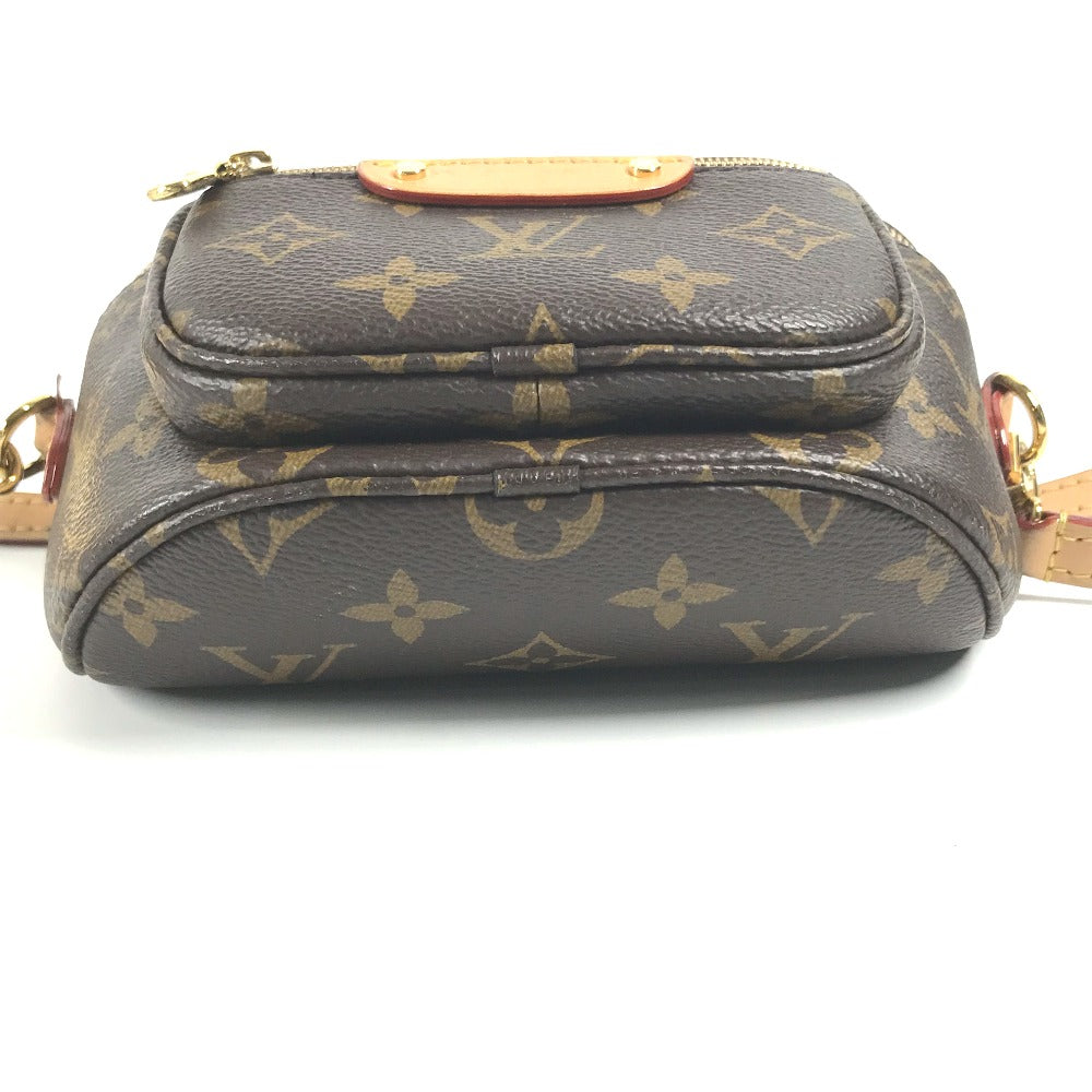 Louis Vuitton Sling Bag M83532 Monogram Canvas Brown Monogram Mini Bum Bag Women Used Authentic