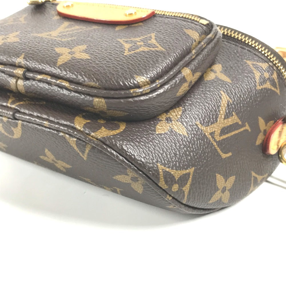 Louis Vuitton Sling Bag M83532 Monogram Canvas Brown Monogram Mini Bum Bag Women Used Authentic