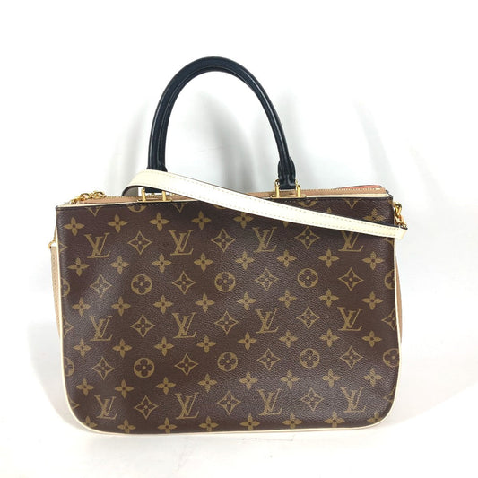 Louis Vuitton Handbag M44255 Monogram Canvas Brown Monogram Millefeuille Women Used Authentic