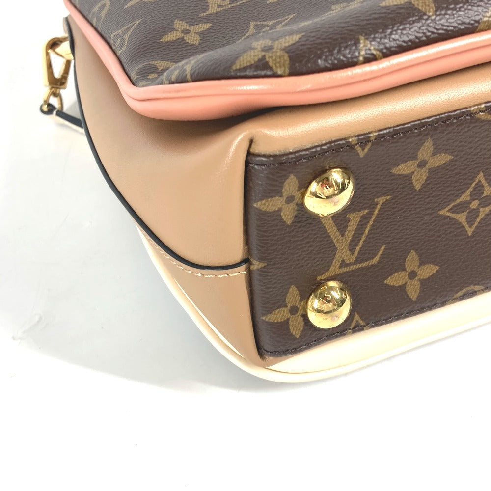 Louis Vuitton Handbag M44255 Monogram Canvas Brown Monogram Millefeuille Women Used Authentic