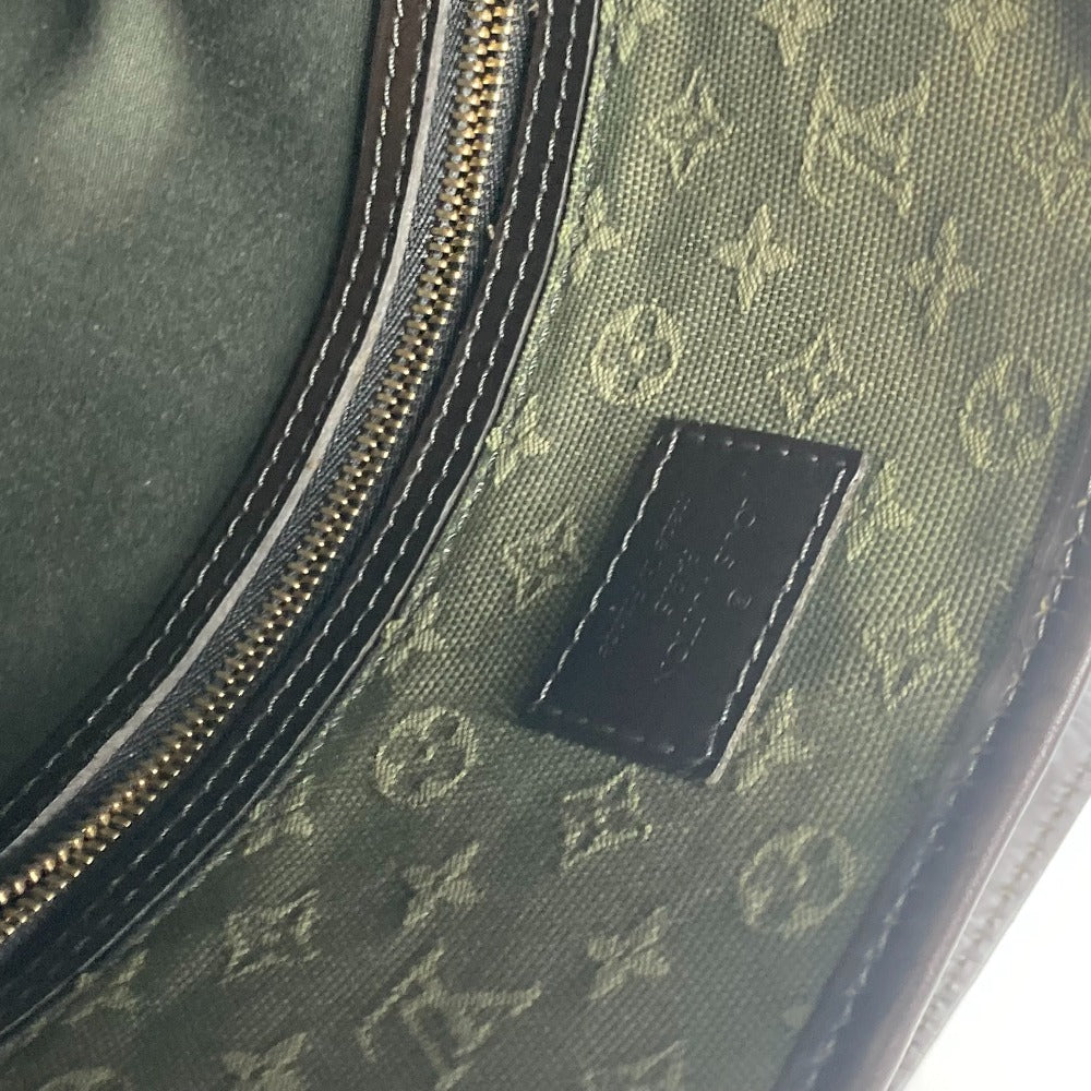 Louis Vuitton Shoulder Bag M92322 Monogram Mini Canvas Khaki Monogram Mini Besace Mary Kate Women Used Authentic