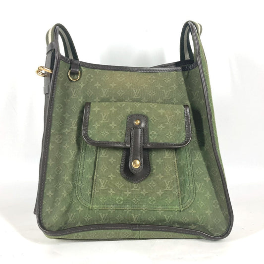 Louis Vuitton Shoulder Bag M92322 Monogram Mini Canvas Khaki Monogram Mini Besace Mary Kate Women Used Authentic