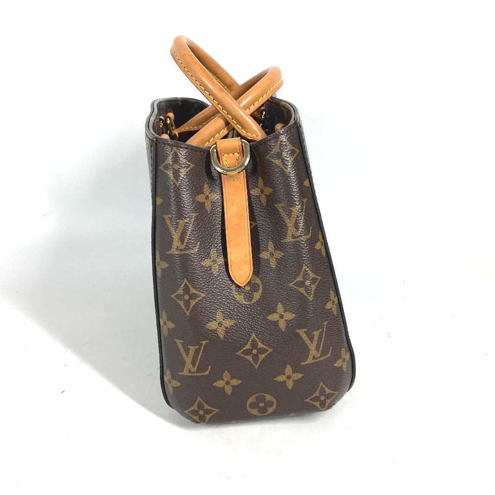 Louis Vuitton Handbag M41055 Monogram Canvas Brown Monogram Montaigne Bb Women Used Authentic