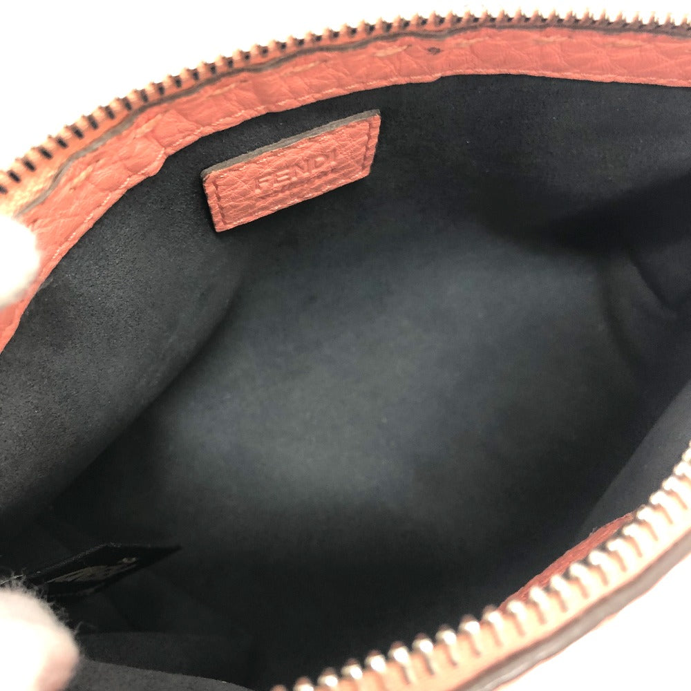 Fendi Pouch 8 N0114 Leather Pink Celeria