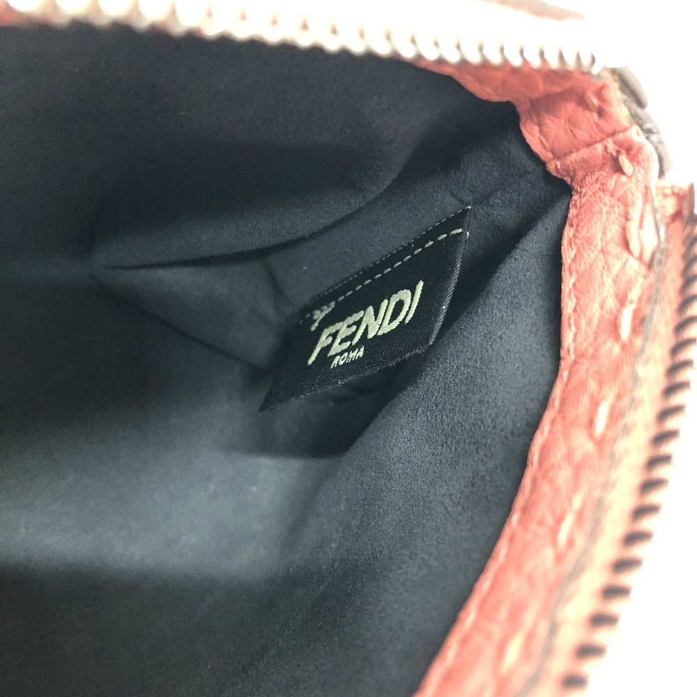 Fendi Pouch 8 N0114 Leather Pink Celeria