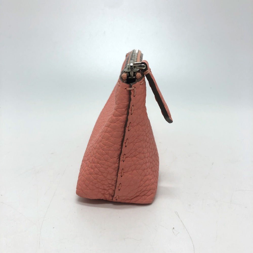 Fendi Pouch 8 N0114 Leather Pink Celeria