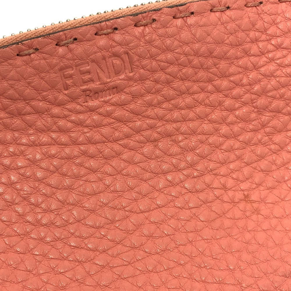 Fendi Pouch 8 N0114 Leather Pink Celeria